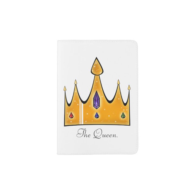 The Queen Passport Holder (Front)