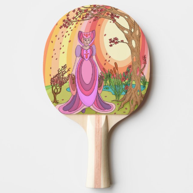 The Queen Ping-Pong Paddle (Front)