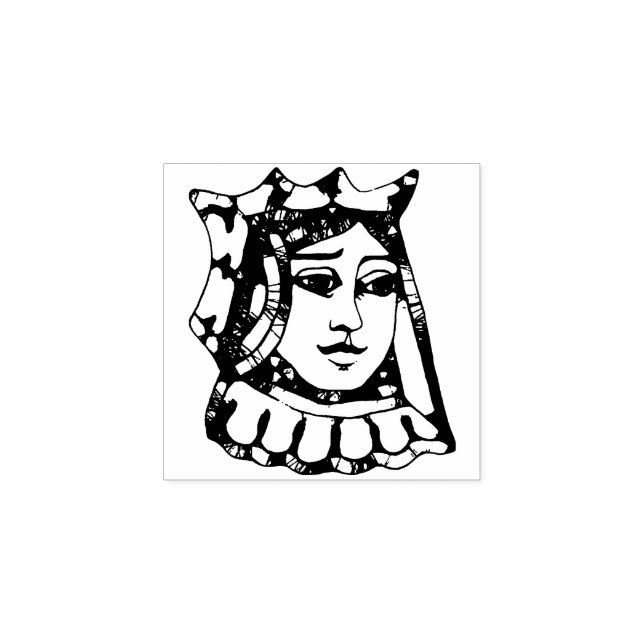 the Queen Rubber Stamp (Imprint)