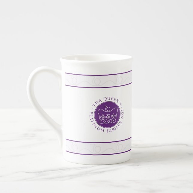The Queen’s Platinum Jubilee 2022 Bone China Mug (Left)