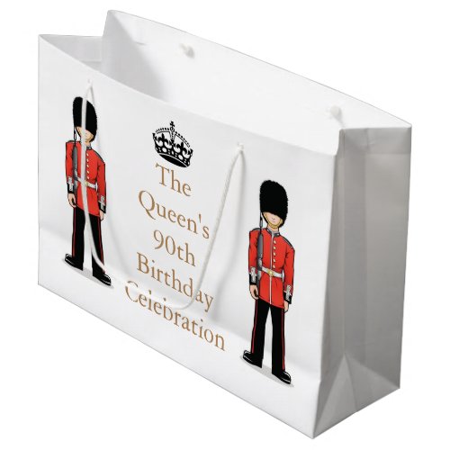 The Queens 92nd Birthday Celebration Large Gift Bag