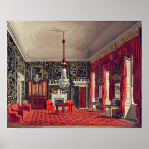 The Queen's Breakfast Room, Buckingham House Poster