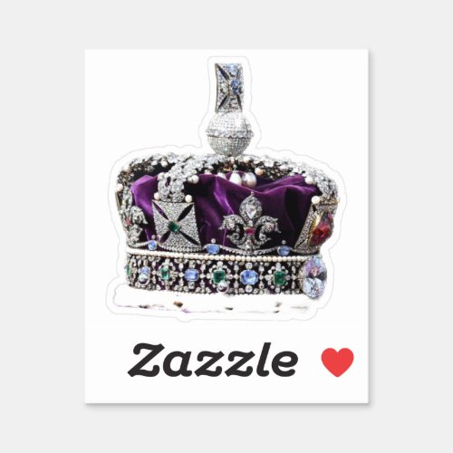 The Queens Crown Sticker