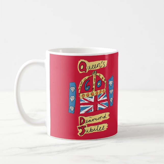 The Queen's Diamond Jubilee Coffee Mug (Left)