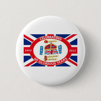 The Queen's Diamond Jubilee Pinback Button