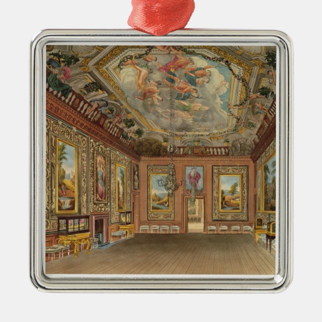 The Queen's Drawing Room, Windsor Castle, from 'Ro Metal Ornament (Front)