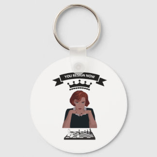The Queen's Gambit Keychain
