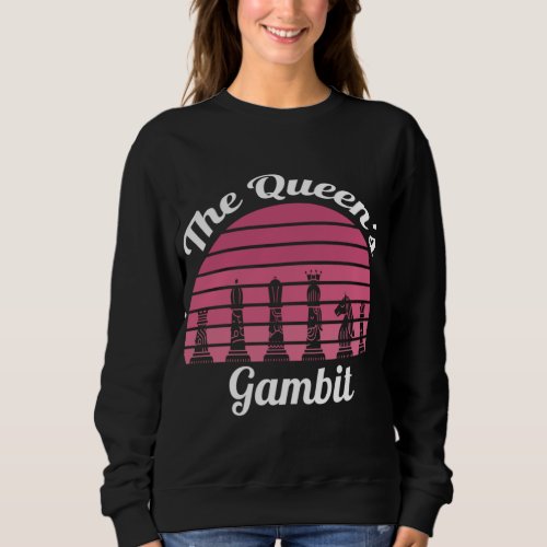 The Queens Gambit Sunset 2020 Gift Opening Chess  Sweatshirt