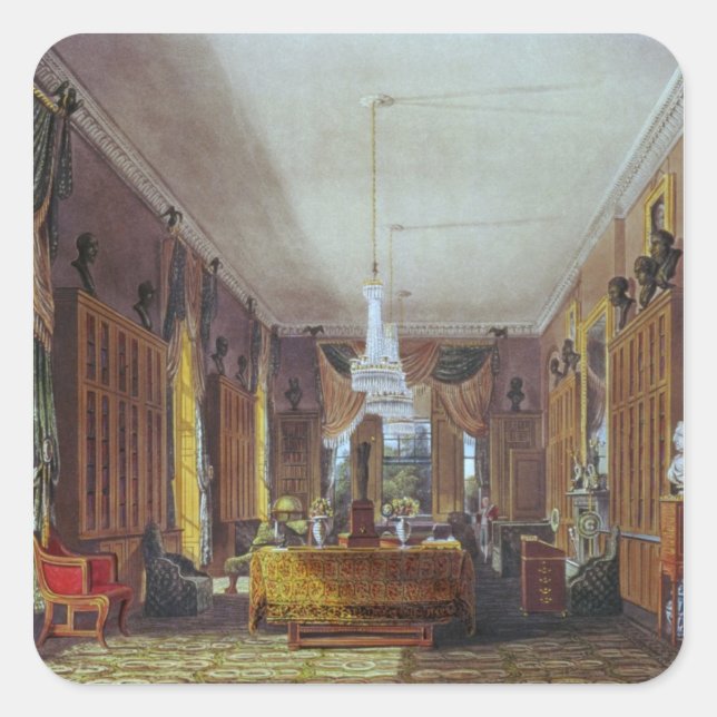 The Queen's Library, Frogmore Square Sticker (Front)