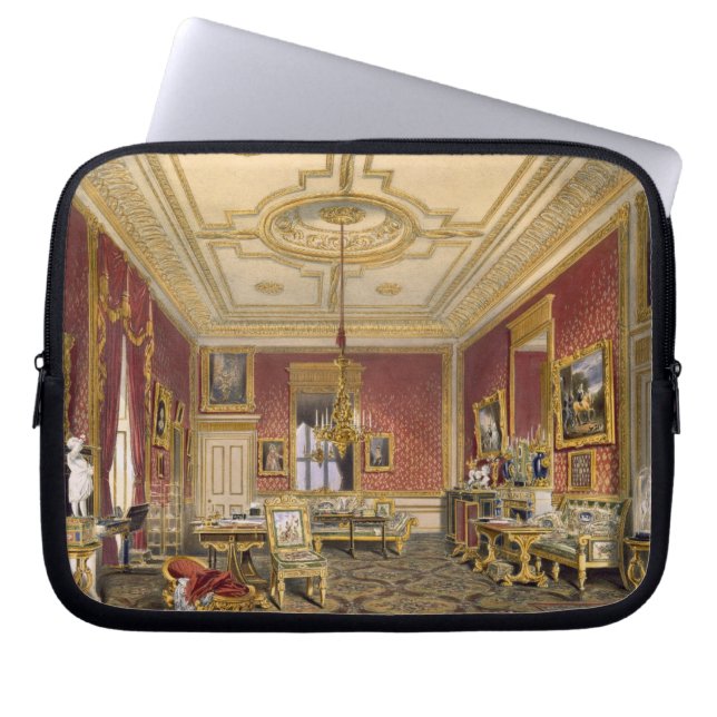 The Queen's Private Sitting Room, Windsor Castle, Laptop Sleeve (Front)