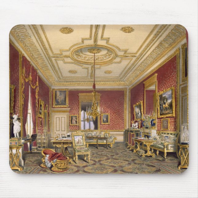 The Queen's Private Sitting Room, Windsor Castle, Mouse Pad (Front)