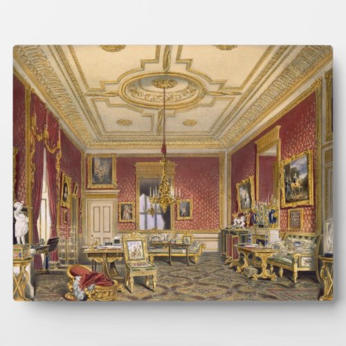 The Queens Private Sitting Room Windsor Castle Plaque