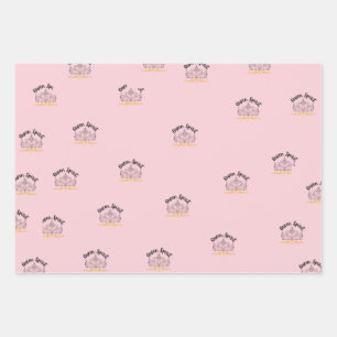 The Queen's Wrapping Paper - Flat Sheet Set of 3