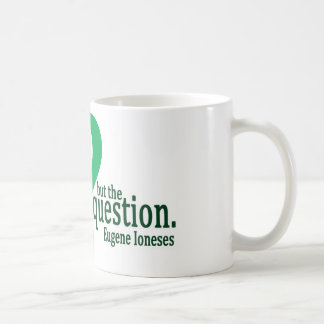 The Question Enlightens Mug in Green