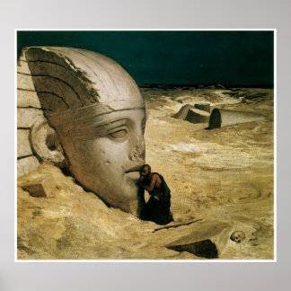 The Questioner of the Sphinx, 1863 Poster