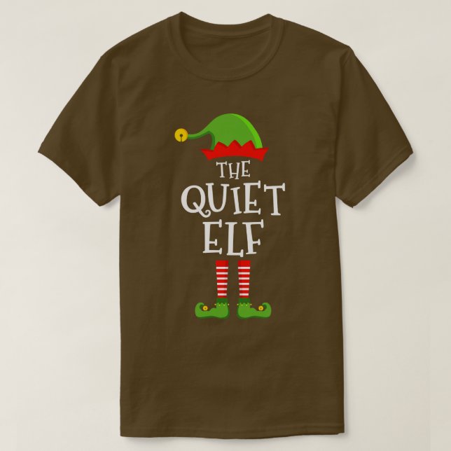 The quiet funny christmas matching family pajama T-Shirt (Design Front)