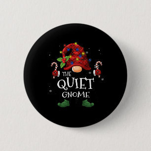 The Quiet Gnome Buffalo Plaid Christmas Tree Light Button