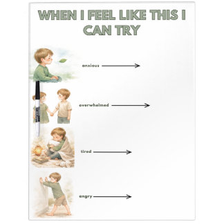 The Quiet Grove Coping Choices Dry Erase Board