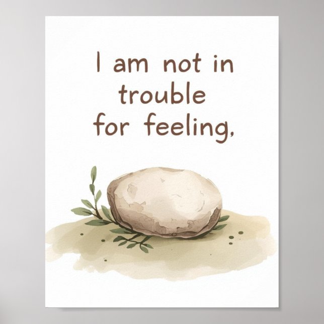 The Quiet Grove “I Am Not in Trouble for Feeling”  Poster (Front)