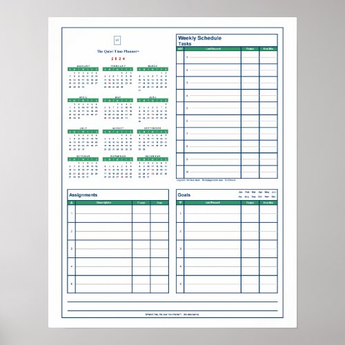 The Quiet Time Plannerâ Poster