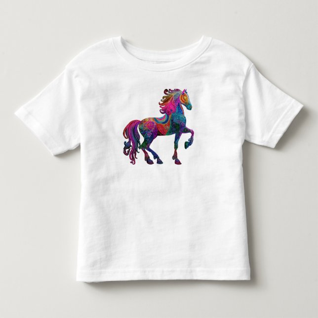 The Quilted Horse Toddler T-shirt (Front)