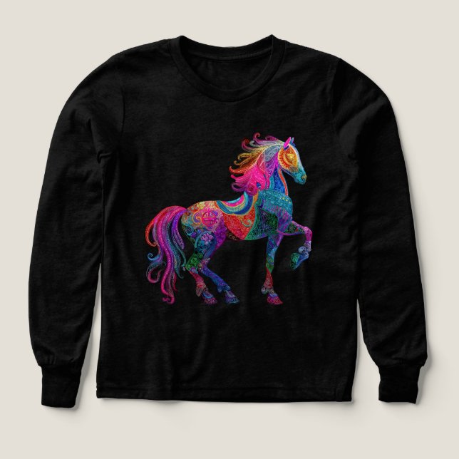 The Quilted Horse Tri-Blend Shirts (Design Front)