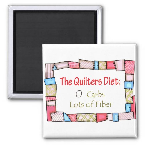 The Quilters Diet Magnet