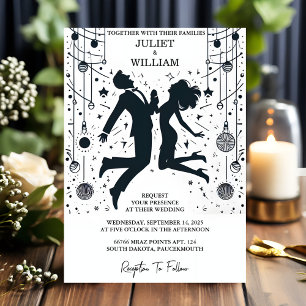 The Quirky Funky Unique Humor Meme Funny Wedding Invitation