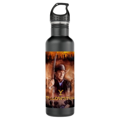 The Quote Silhouette Actor Untouchables  Fan Of Fi Stainless Steel Water Bottle