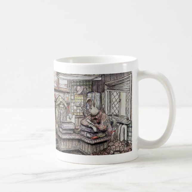 The Rabbit and the Turtle - Mug (Right)