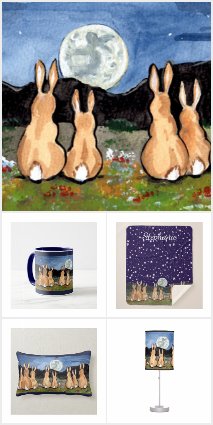 THE RABBIT IN THE MOON - DECOR, ART, GIFTS