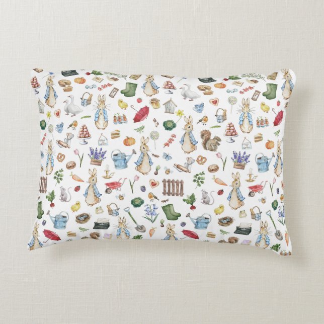 The Rabbit Peter Accent Pillow (Back)