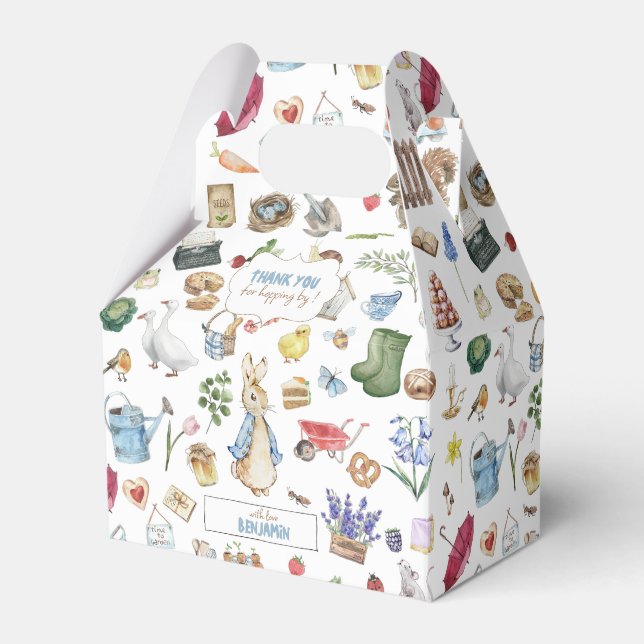 The Rabbit Peter Favor Boxes (Front Side)