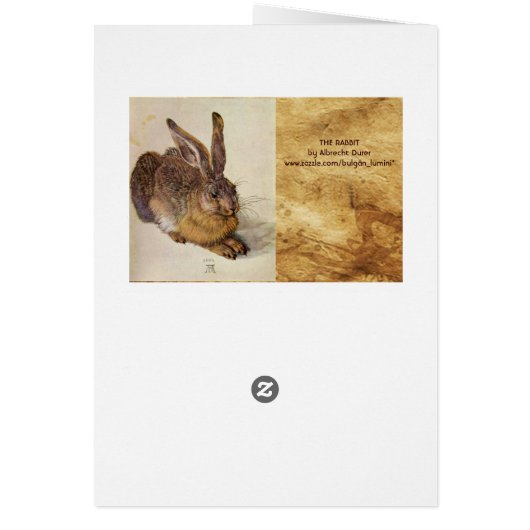 THE RABBIT ( Young Hare ) (Back)