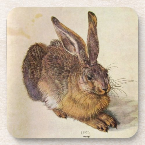 THE RABBIT  Young Hare  Beverage Coaster