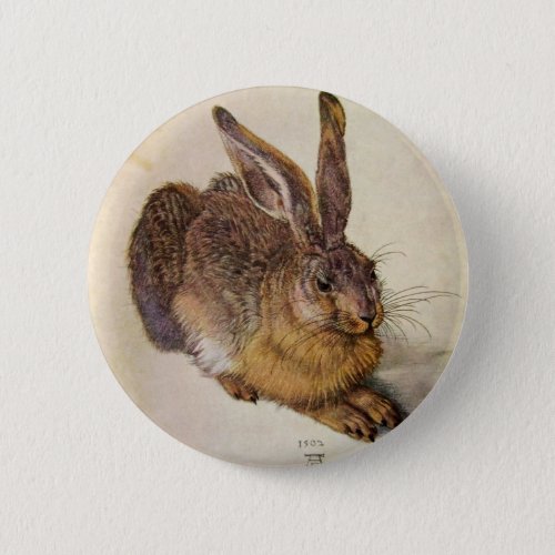 THE RABBIT  Young Hare  Button