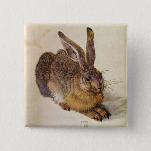 THE RABBIT  Young Hare  Button