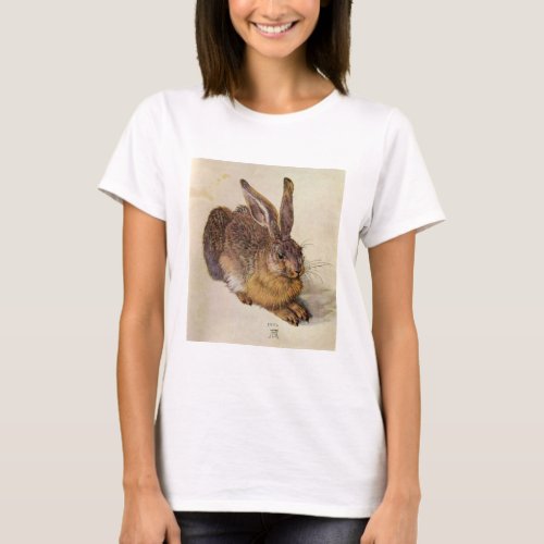THE RABBIT  Young Hare  by Albrecht Durer T_Shirt