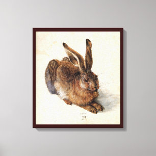THE RABBIT ( Young Hare ) Canvas Print