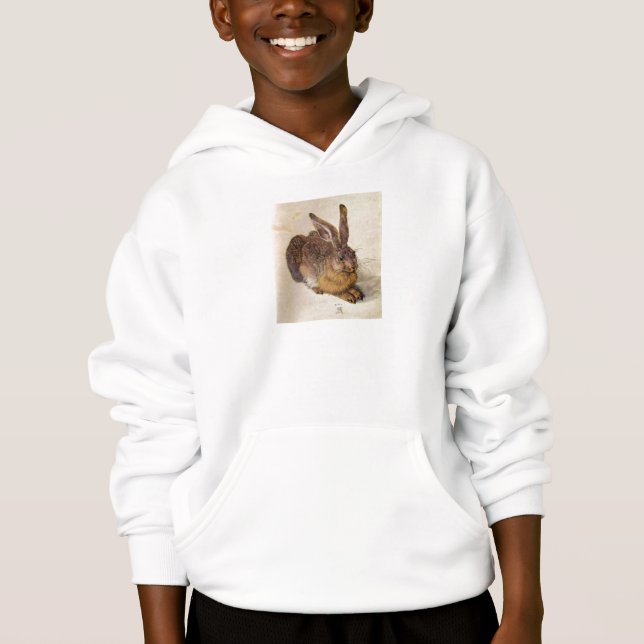 THE RABBIT ( Young Hare ) Hoodie (Front)
