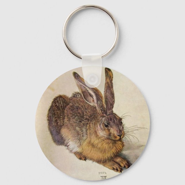 THE RABBIT ( Young Hare ) Keychain (Front)