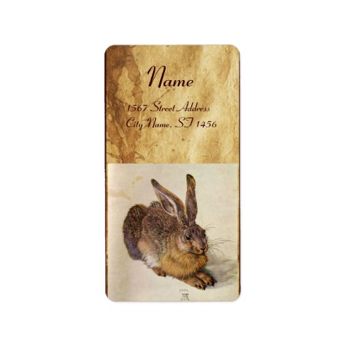 THE RABBIT  Young Hare  Label