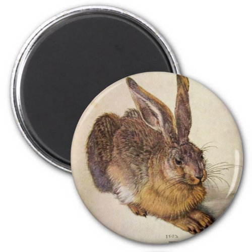 THE RABBIT  Young Hare  Magnet