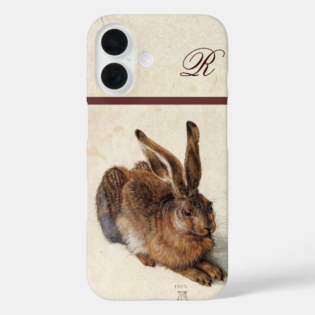 THE RABBIT ( Young Hare )  Monogram Case-Mate iPhone Case (Back)