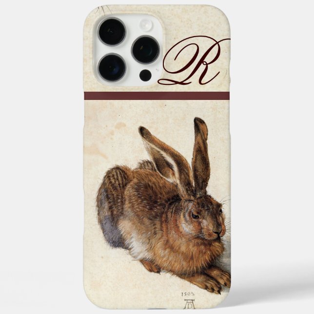 THE RABBIT ( Young Hare )  Monogram Case-Mate iPhone Case (Back)