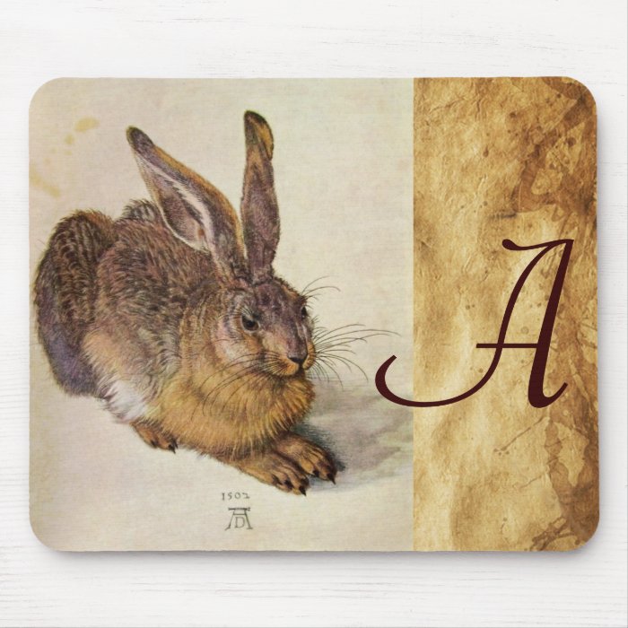 THE RABBIT ( Young Hare ) Mouse Pads
