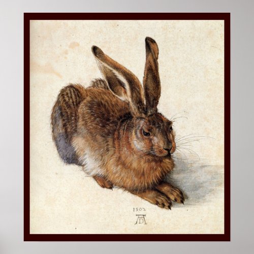 THE RABBIT  Young Hare  Poster