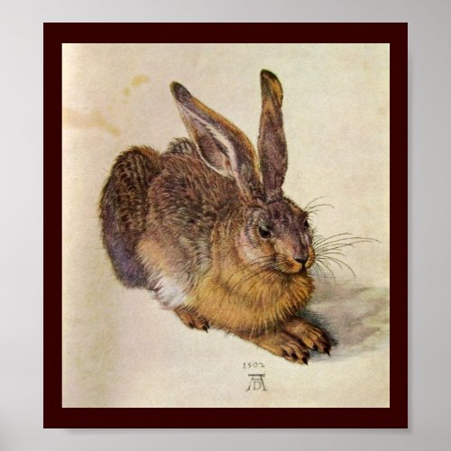 THE RABBIT  Young Hare  Poster