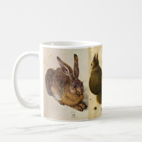 The Rabbit  Young Hare  Squirrels and Owl Coffee Mug