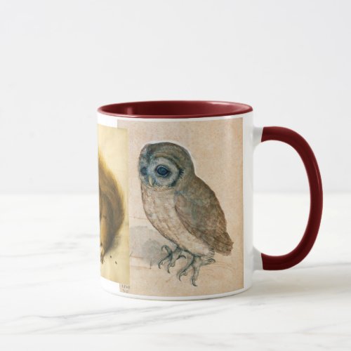 The Rabbit  Young Hare  Squirrels and Owl Mug